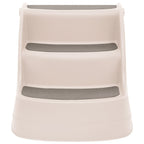 vidaXL Katzentreppe & Hundetreppe mit 3 Stufen Klappbar Creme 50x38x38 cm Kunststoff
