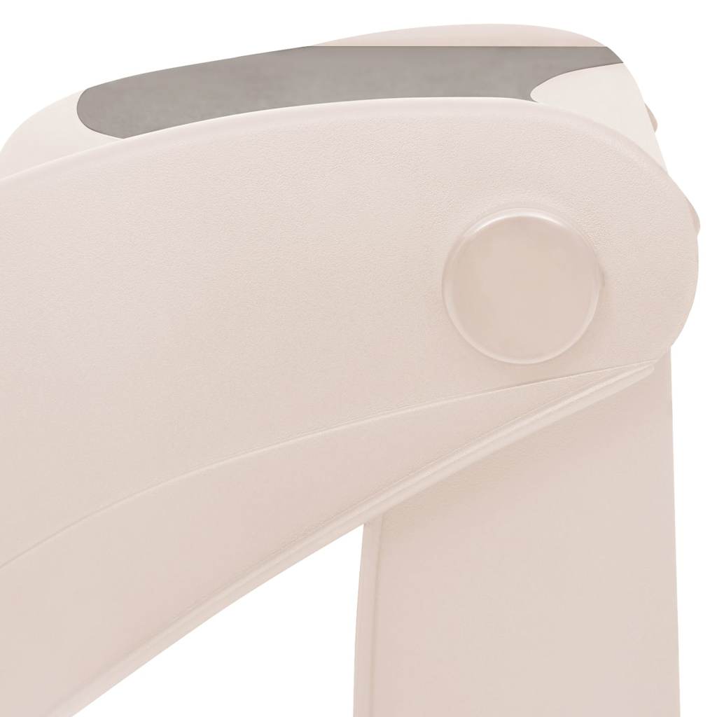 vidaXL Katzentreppe & Hundetreppe mit 3 Stufen Klappbar Creme 50x38x38 cm Kunststoff