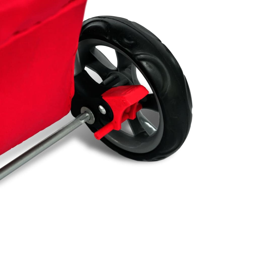 vidaXL Katzenwagen & Hundewagen Rot