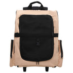 vidaXL Katzentrolley & Trolley für Haustiere 3-in-1 Faltbar Beige