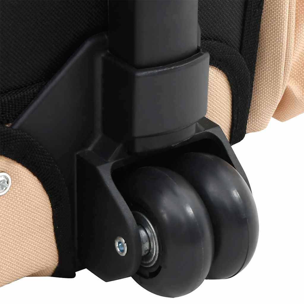 vidaXL Katzentrolley & Trolley für Haustiere 3-in-1 Faltbar Beige