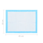 vidaXL Toilettenmatten Katzen und Hunde 100 Stk. 45×33 cm Vliesstoff