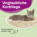 vidaXL Kratzbaum mit Sisal-Kratzsäulen Creme 183 cm