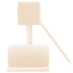 vidaXL Kratzbaum mit Sisal-Kratzsäule Creme 59 cm