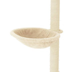 vidaXL Kratzbaum mit Sisal-Kratzsäulen Creme 95 cm