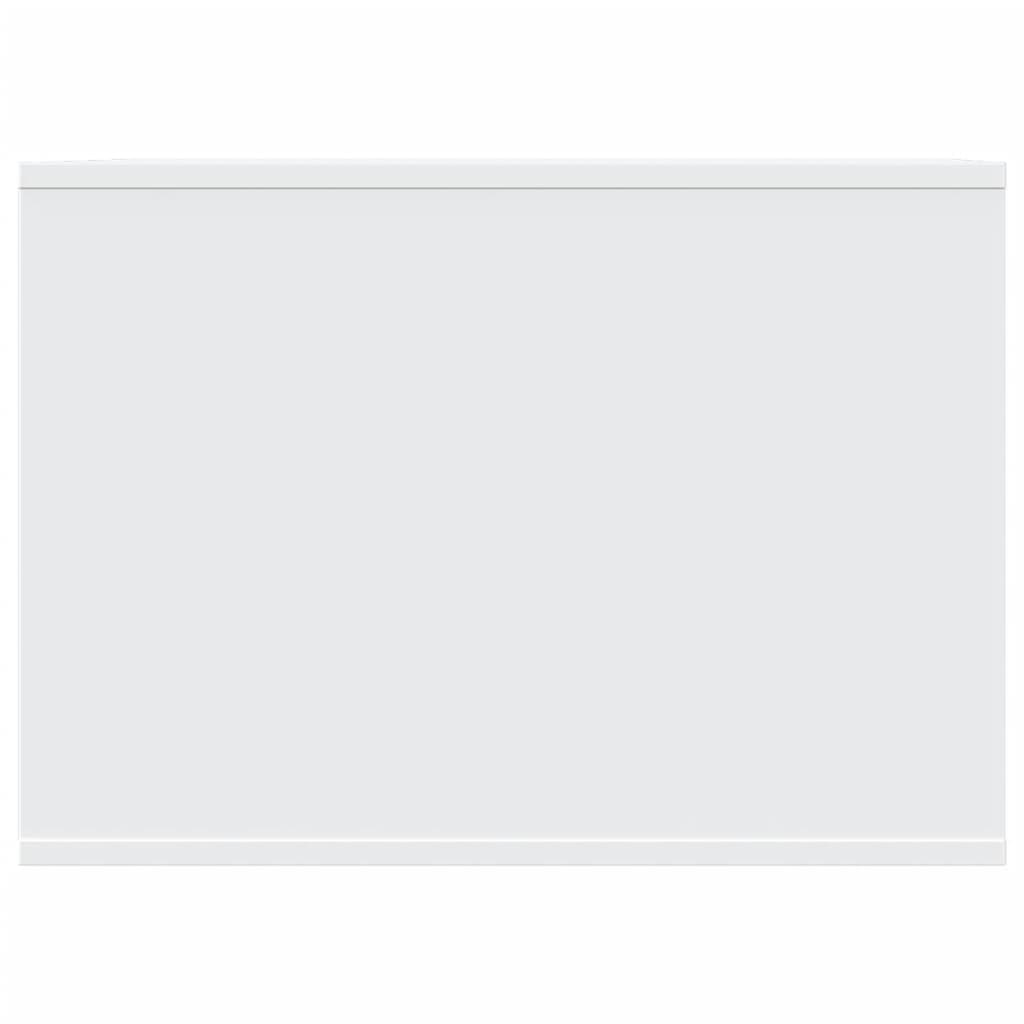 vidaXL Beistelltisch mit Katzen-Höhle Weiß 47x59x42 cm Holzwerkstoff